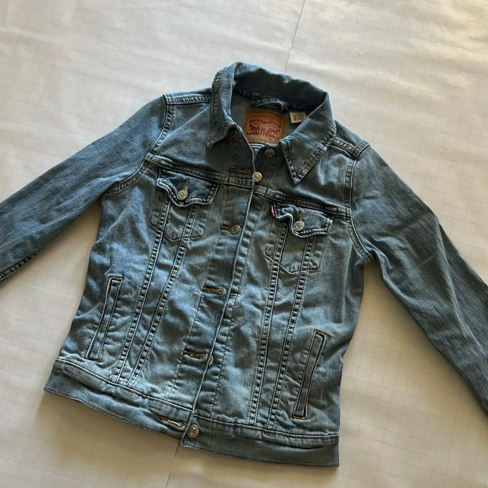 Levi's Made & Crafted Trucker Jacket XS Blue Denim Cotton Button Up Coat